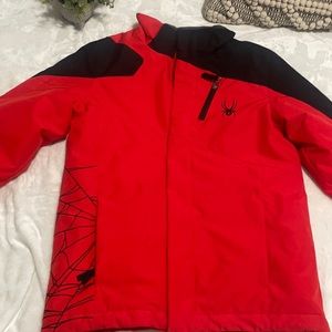 Spyder red winter jacket boys/girls size 16
